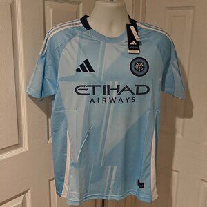 Adidas NYCFC 25/26 Home Jersey Men's Sizes S-XL Blue NWT New York City MLS